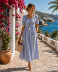 Boulevard - Vestido midi a rayas - foto 1