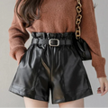 Eastown - Shorts de cuero vegano