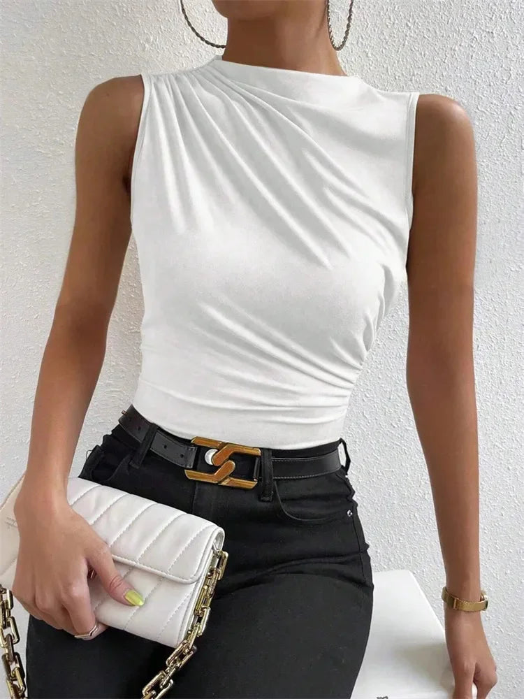 Sunset - Camiseta fruncida sin mangas - foto 3