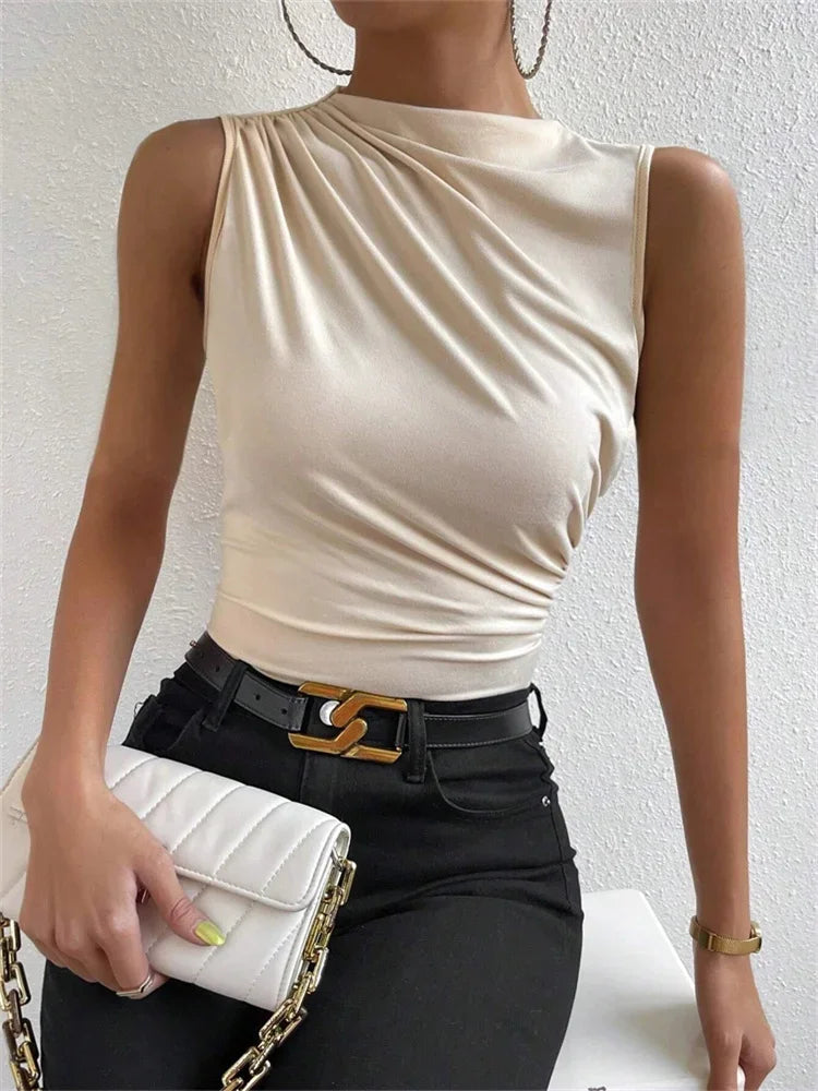 Sunset - Camiseta fruncida sin mangas - foto 6