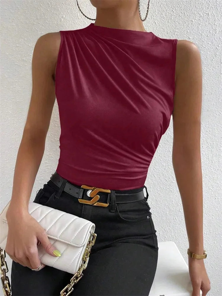 Sunset - Camiseta fruncida sin mangas - foto 4