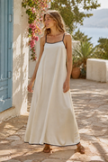 Huntington State - Vestido de tirantes en azul marino