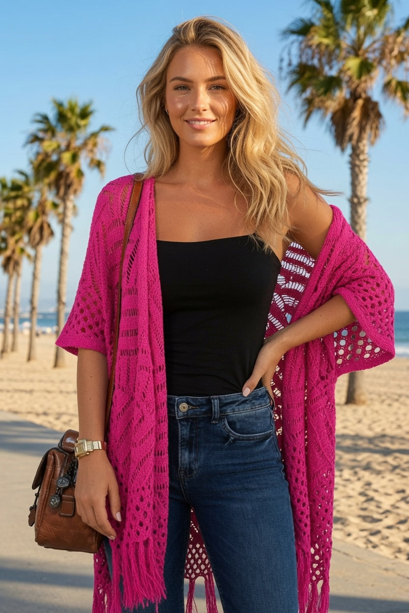 Sequoia – Cárdigan de crochet ligero
