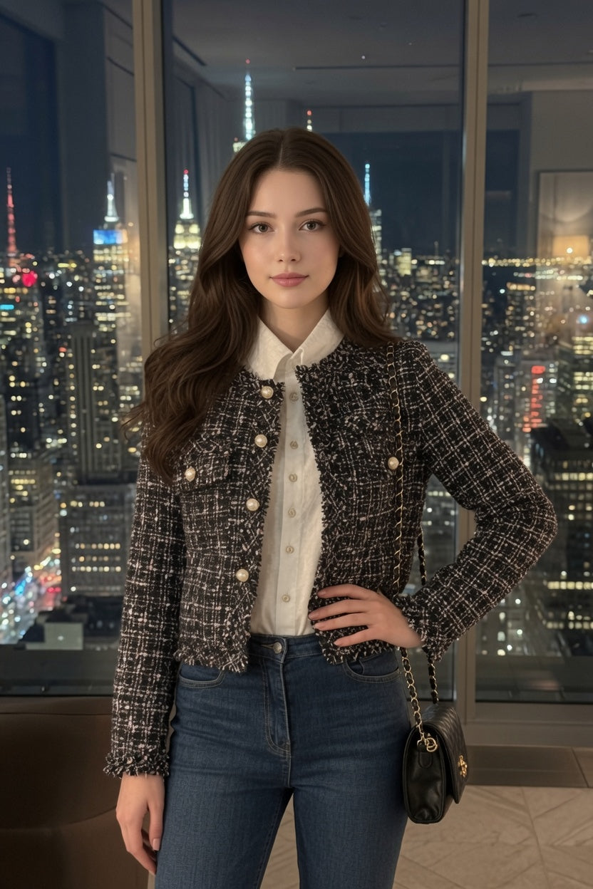 Upper East - Chaqueta de tweed