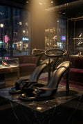 Broadway - Tacones de charol con tira al tobillo