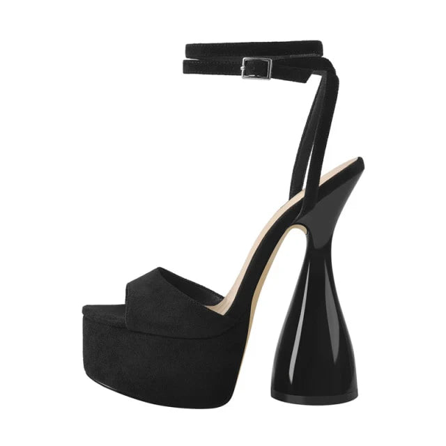 Manhattan - Tacones de bloque con tira al tobillo - foto 1